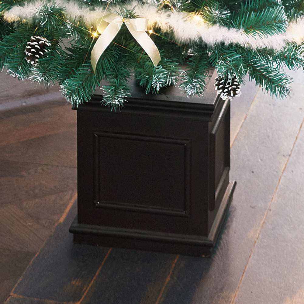 デラックスウッドポットツリーセット ホワイトウィンター 通販 ストア エキスプレス