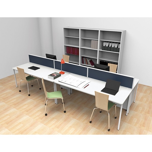 RFシンプルテーブル 幅120×奥行40cm シンプルテーブル幅120*奥行40cmホワイト1台