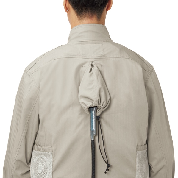 空調服長袖ブルゾン サンドベージュ(ジーベック/XE98102/春夏) 空調服長袖ブルゾン サンドベージュ(ジーベック/XE98102/春夏)