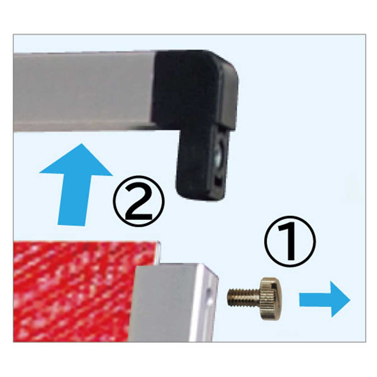 A4サイン付き消毒液スタンド シルバー