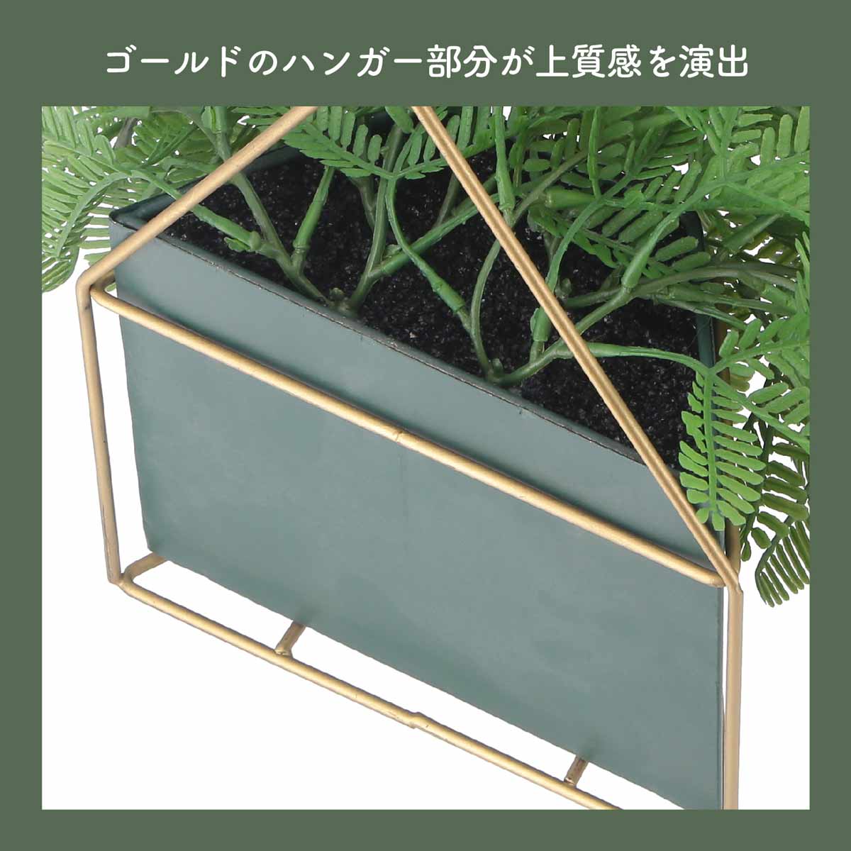 ミモザ造花フェイクグリーンハンギング