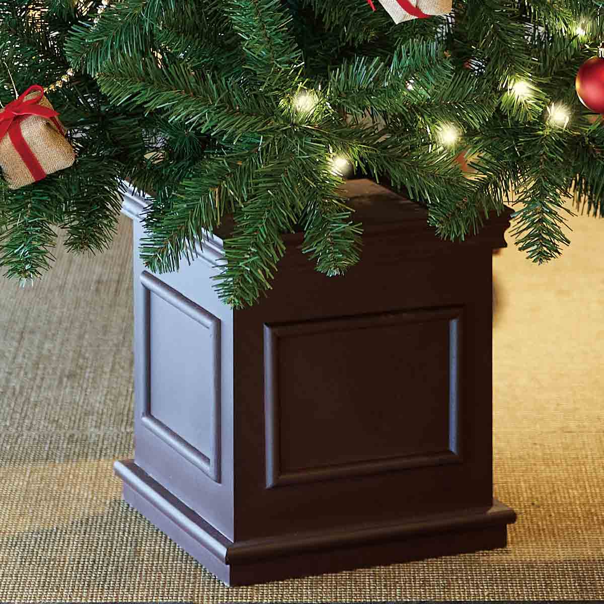 ウッドポットクリスマスツリーセット レッド［ストエキオリジナル］ 高さ150×幅84cm