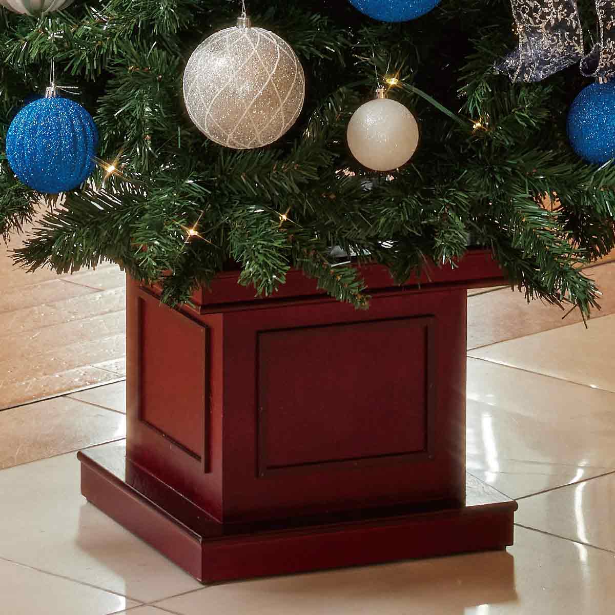 ウッドポットクリスマスツリーセット ブルーシルバー［ストエキオリジナル］ 高さ150×幅82cm