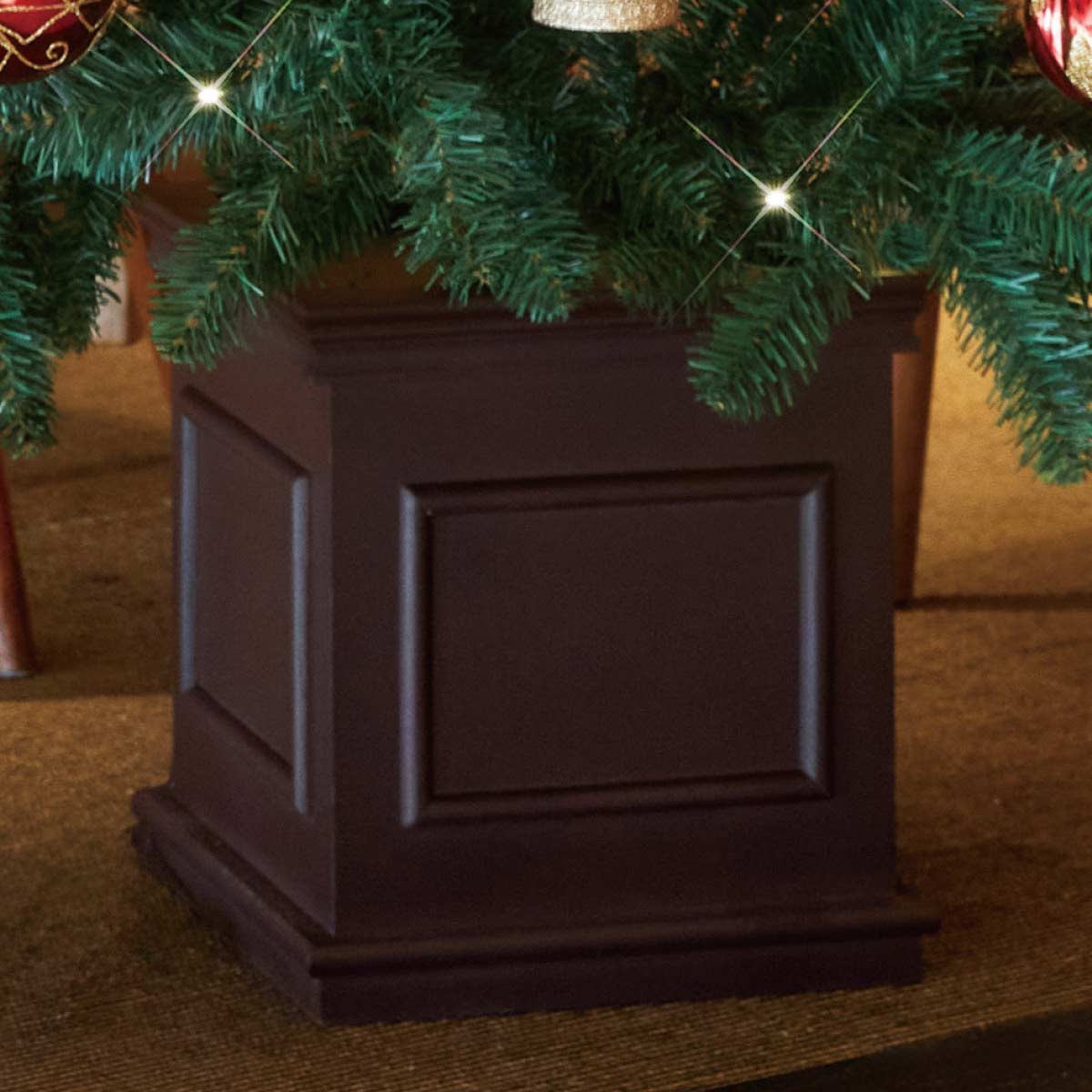 ラグジュアリークリスマスツリーセット レッドゴールド［ストエキオリジナル］ 高さ180×幅100cm