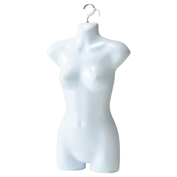 【10台】婦人前面ハーフトルソー(つや有りタイプ)〔ストエキオリジナル〕 黒