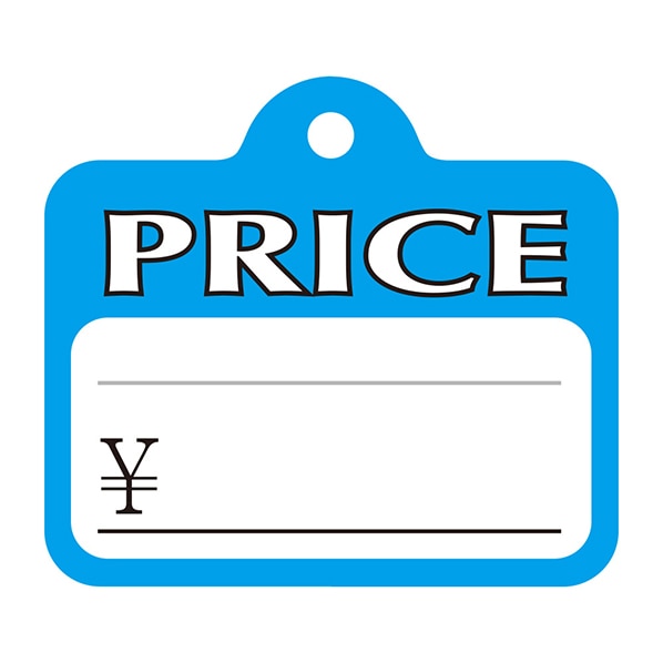 【1000枚】さげ札(糸付き) PRICE ピンク