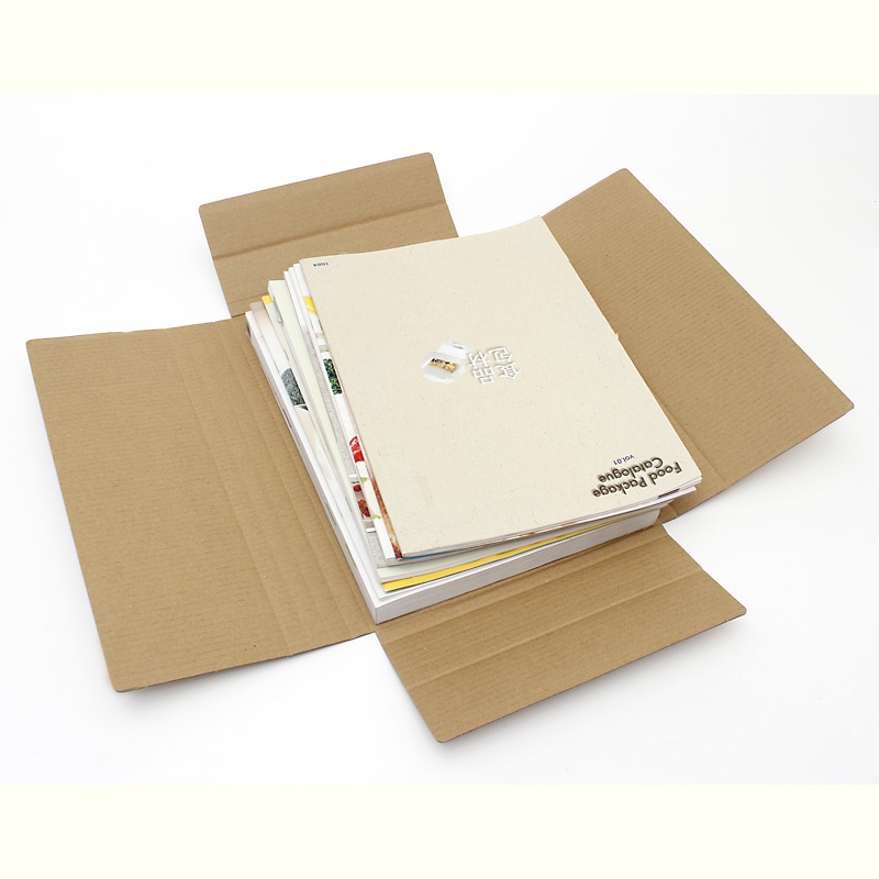 【40枚】封筒型梱包資材 タトウ式ダンボール 幅22.4×奥行16.4×高さ1.8~6cm