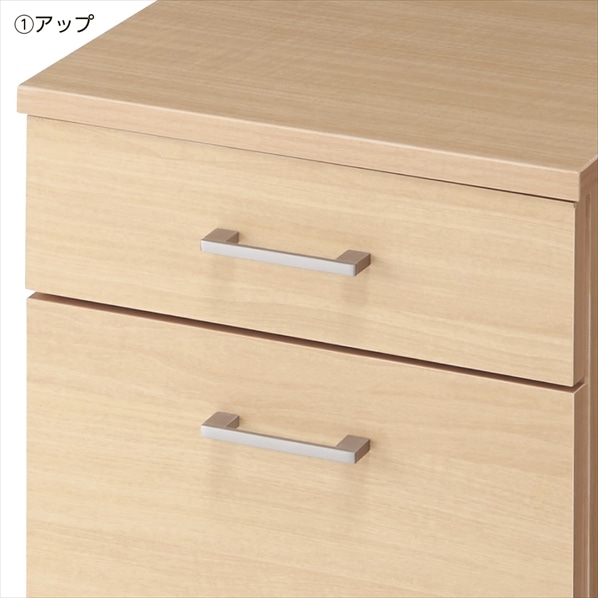 ワゴンキャビネット〔ストエキオリジナル〕 エクリュ