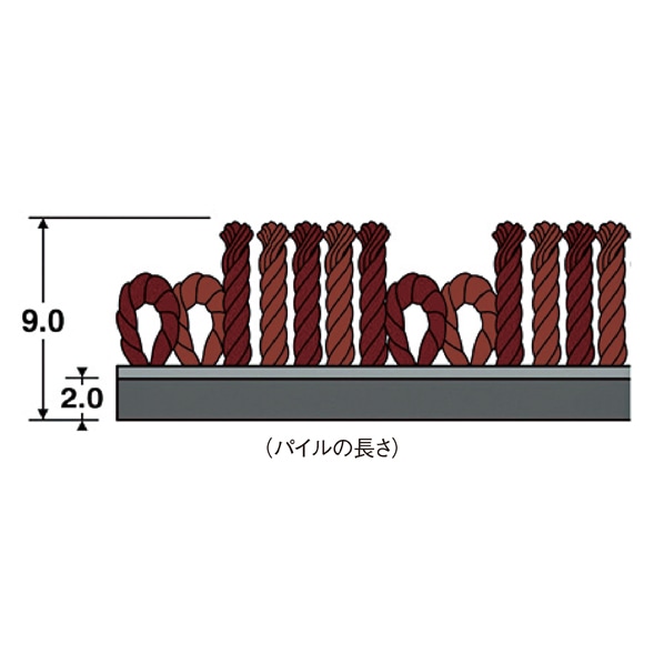 テラモト 雨天用マット ネオレインマット 屋内用 中 グレー 900×1500mm