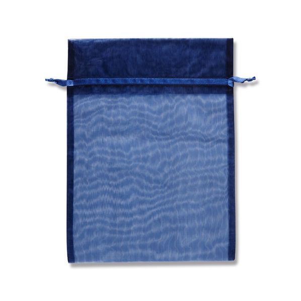 【10枚】HEIKO ヘイコー オーガンジーバッグ 平袋タイプ 巾着袋 LL 20×27cm ホワイト