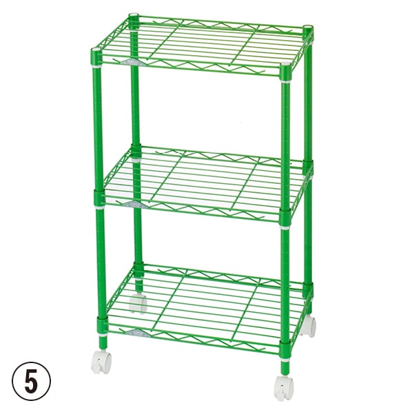 ルミナス カラーラック 3段 幅45cm ルミナス カラーラック 3段 幅45cm ホワイト