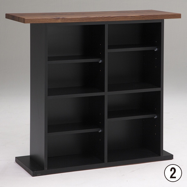 バルブ バーカウンター ブラック バルブ バーカウンター ブラック 幅95cm