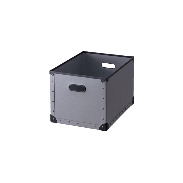 ファイバーボックス フタ無し ブラックフレーム ブラック