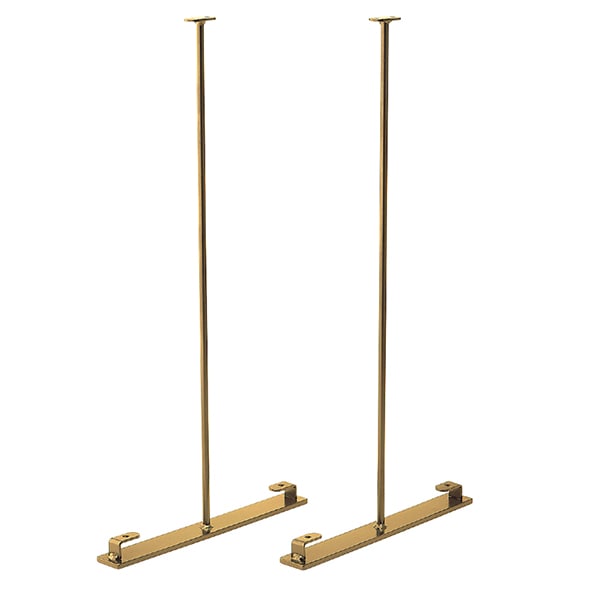 アクセサリーパネルラック用スタンドベース 面傾斜用 左右 ホワイト