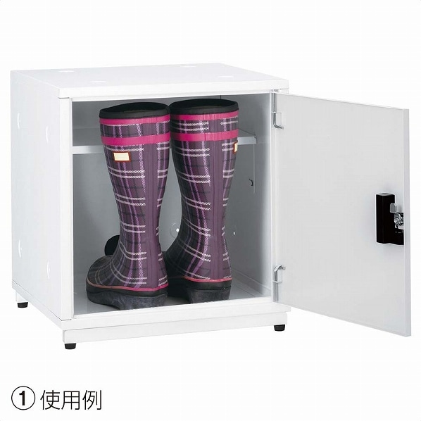 組立式シューズボックス 組立式シューズボックス ホワイト