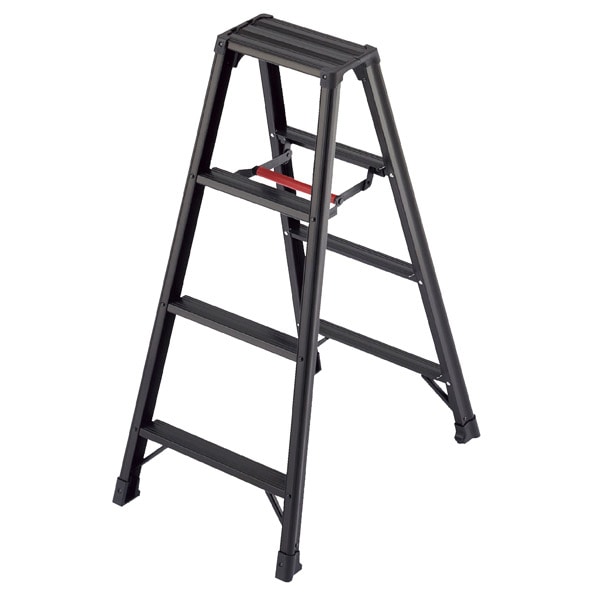 アルミ軽量脚立 脚軽 ブラック 長谷川工業 ハセガワ 4段 高さ109cm
