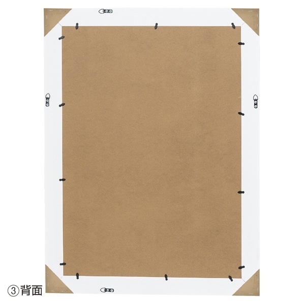 木調ワイドフレームパネル ポスターパネル【A1/B1】 A1 ブラック