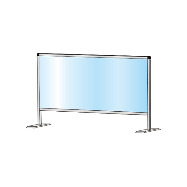 透明パーテーションスタンド 1台 窓部 幅60*高さ45cm