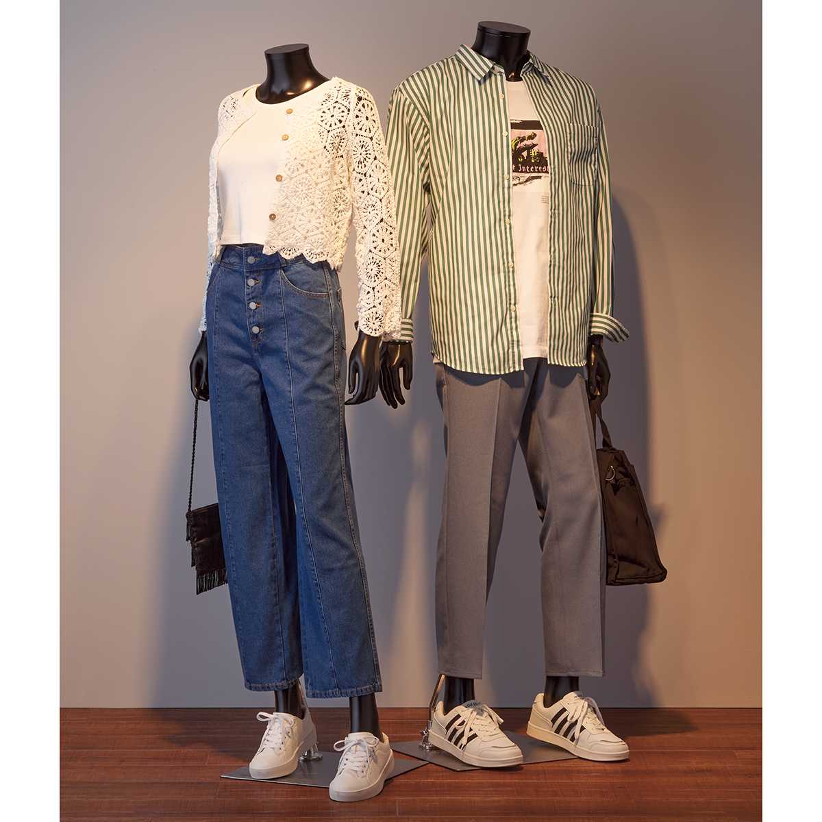 PP製 紳士リアルマネキン〔ストエキオリジナル〕 ホワイト