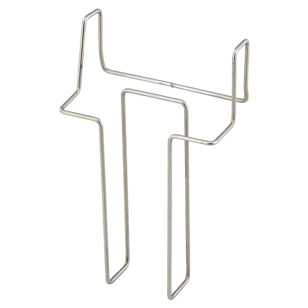 パンフレット差し付き フロントオープンポスタースタンドA1(片面仕様)〔ストエキオリジナル〕 シルバー