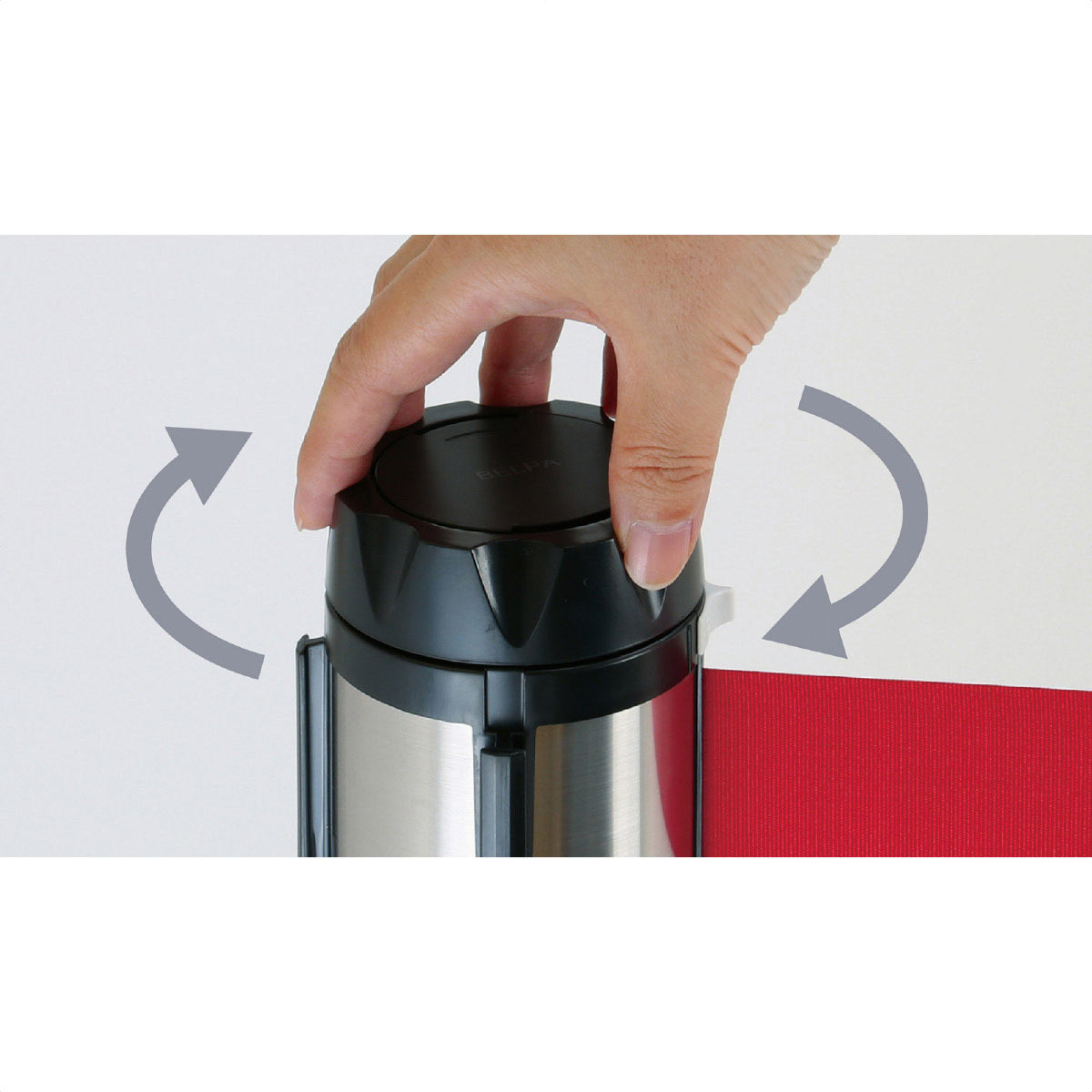 ベルトパーテーション BELPA ベルト6m レッド 1台