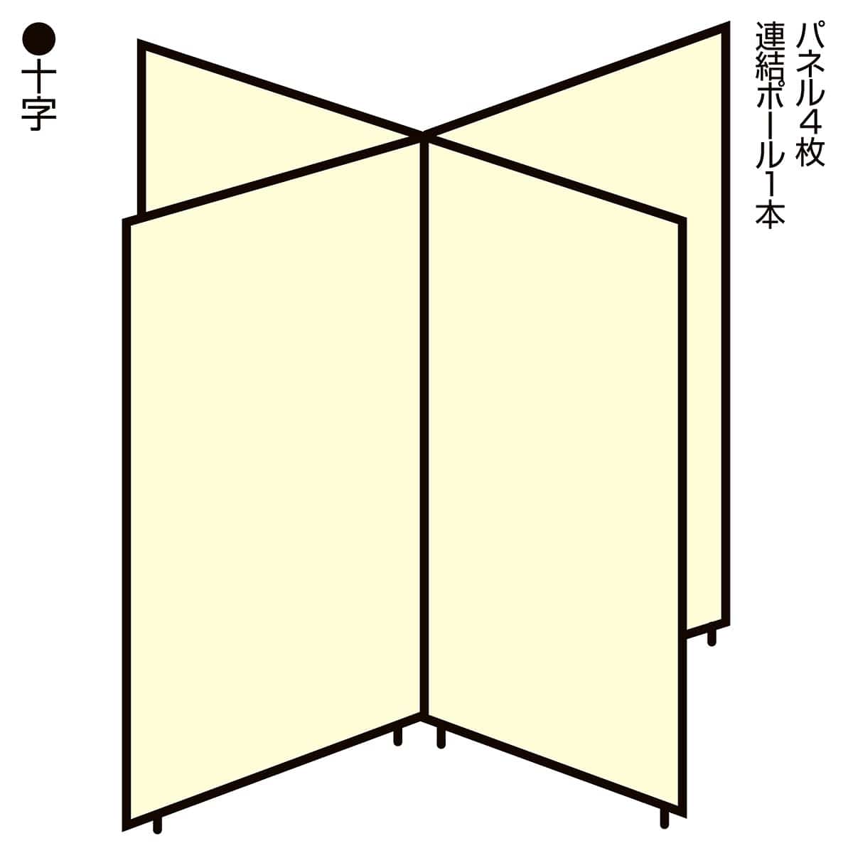 ライトパーテーション ナチュラルウッド(安定脚別売) 幅90cm