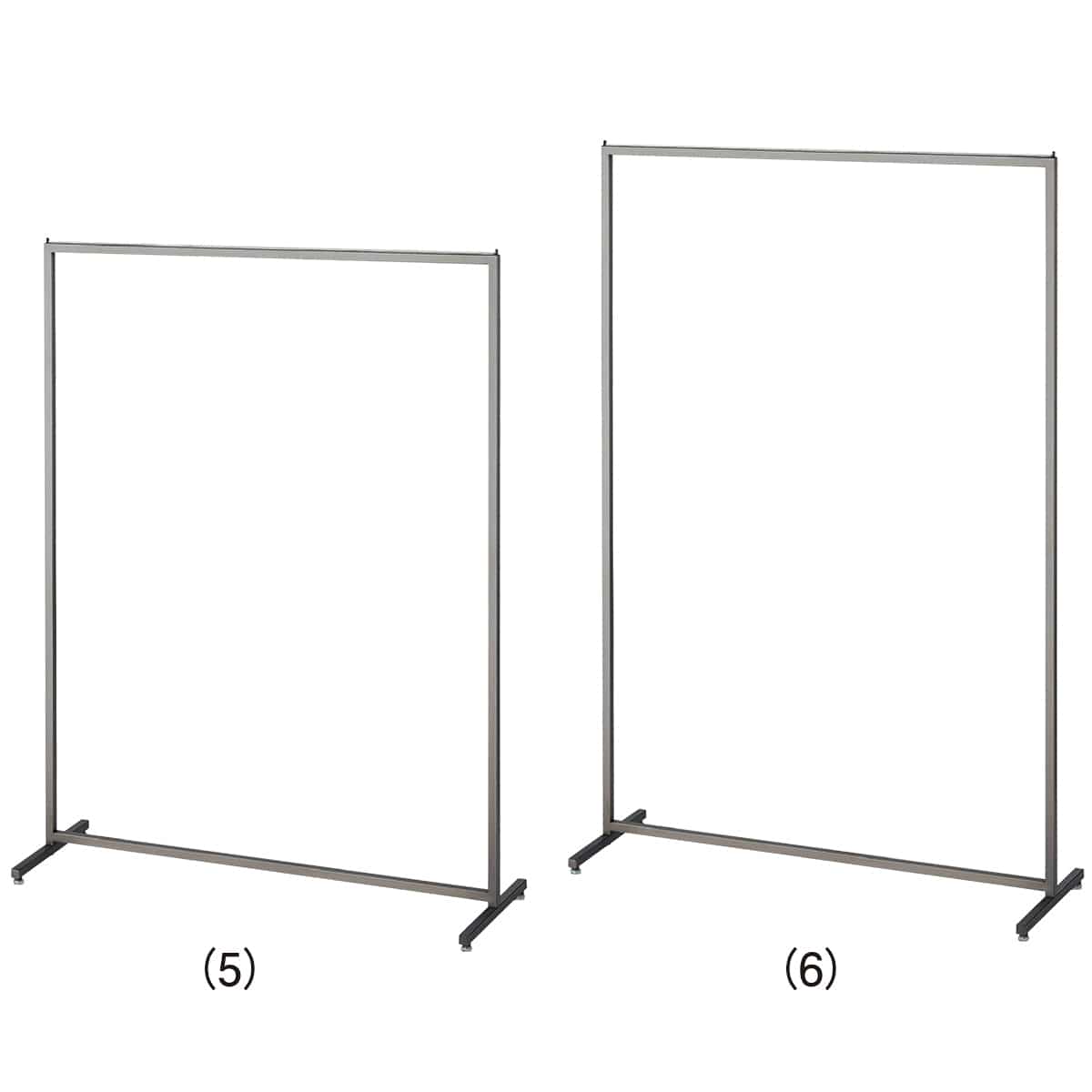 溶接一体型ハンガー スチールクリア〔ストエキオリジナル〕 幅60×高さ150cm