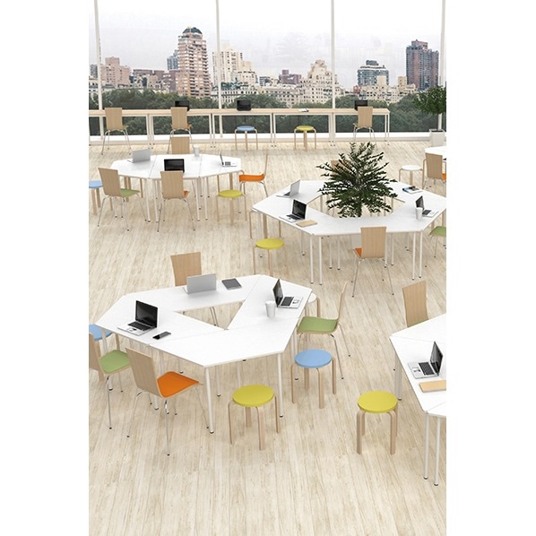 RFシンプルテーブル 幅120×奥行40cm シンプルテーブル幅120*奥行40cmホワイト1台