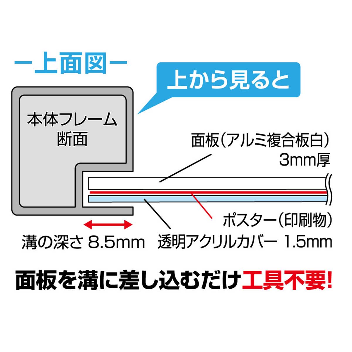 A4サイン付き消毒液スタンド シルバー