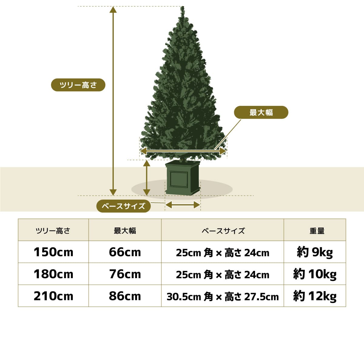 木製ポット付き スリムクリスマスツリーセット レッド［ストエキ