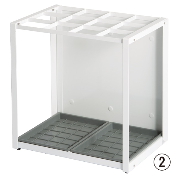 パネル傘立 36本立て パネル傘立 36本立て ブラック 1台