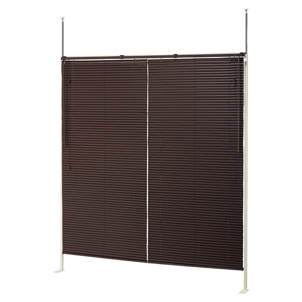 日本住器工業 突っ張りブラインドパーテーション 幅90cm ナチュラル