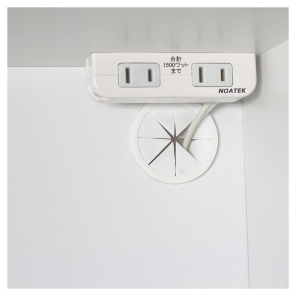 白井産業 モデレオ スライド付き食器棚 ミドル 高さ109.8cm