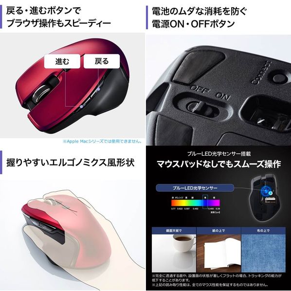 Type Cワイヤレスマウス Ma Wblc127bk 通販 ストア エキスプレス