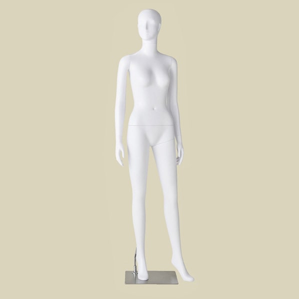 軽量ABS製 婦人全身リアルマネキン 脚開きポーズ 【通販】ストア