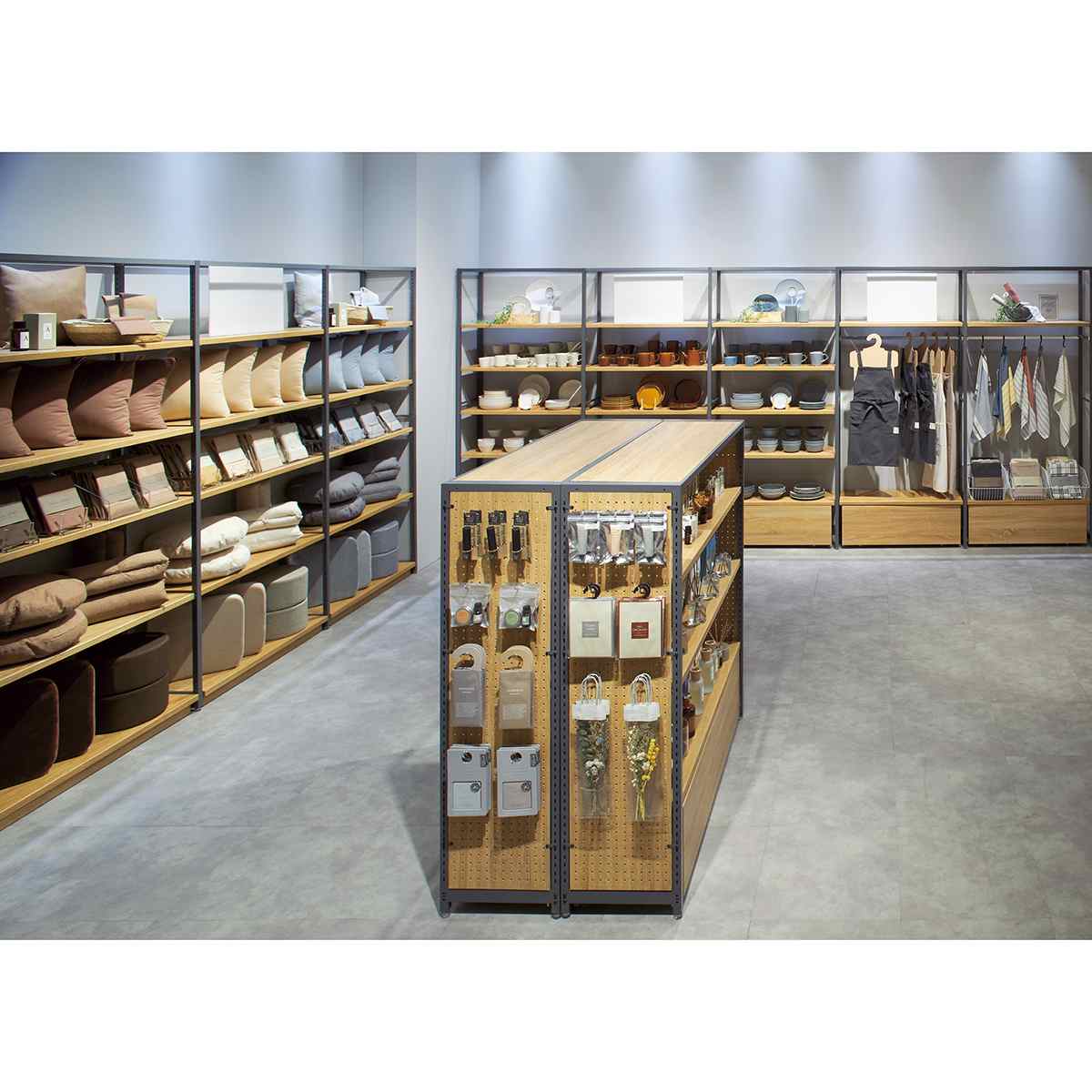 ラテラル・ロコ 幅90cm グレー 奥行35cm 連結〔ストエキオリジナル〕 高さ135cm