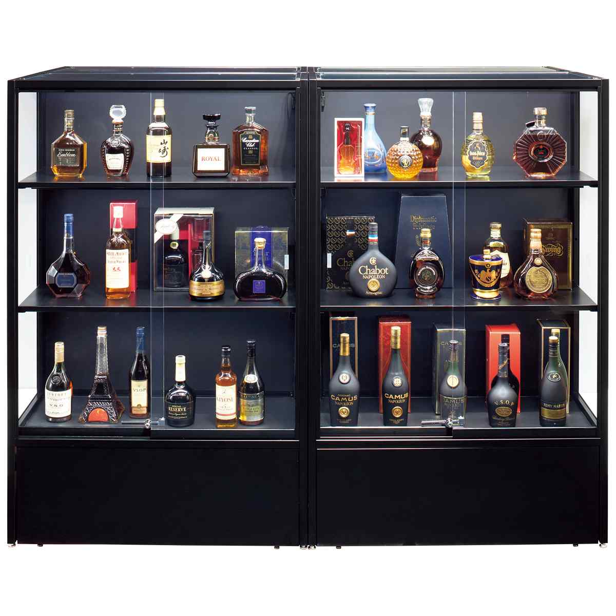 4台 使用例 ※中間棚、幕板は別売