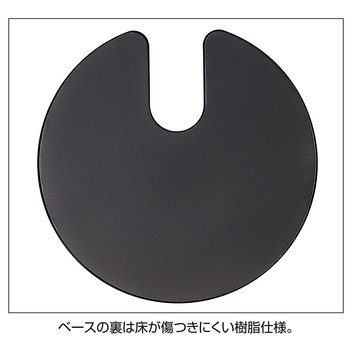 2台 スタッキングベルトパーテーション ステンレスベース 底面樹脂タイプ〔ストエキオリジナル〕 ブラック