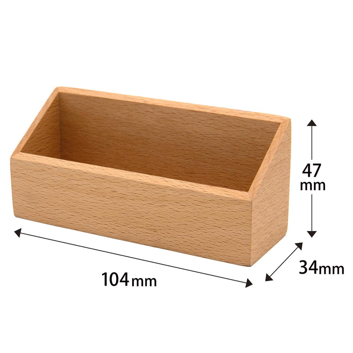 木製カタログケース A4三つ折り
