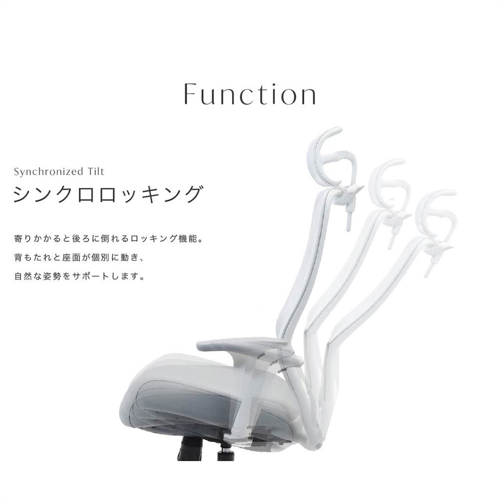 シースルーチェア 肘付き  ナイトブラック