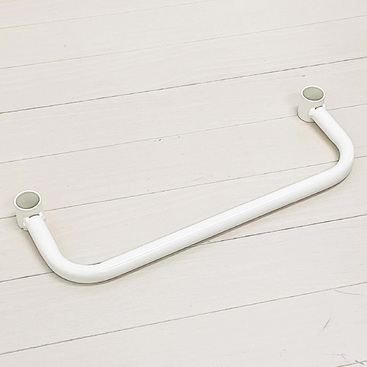 ステンレス作業台ワゴン ホワイト取っ手 46×60cm 2段