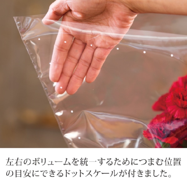 Amazon.co.jp: 鉢用 台形OPP袋 フラワーギフトバッグ ミルキー