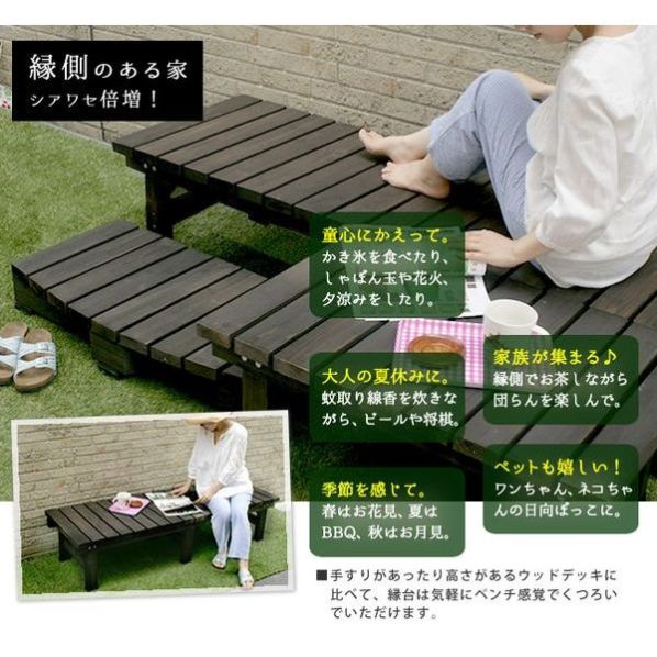 デッキ縁台 180×58【通販】ストア・エキスプレス
