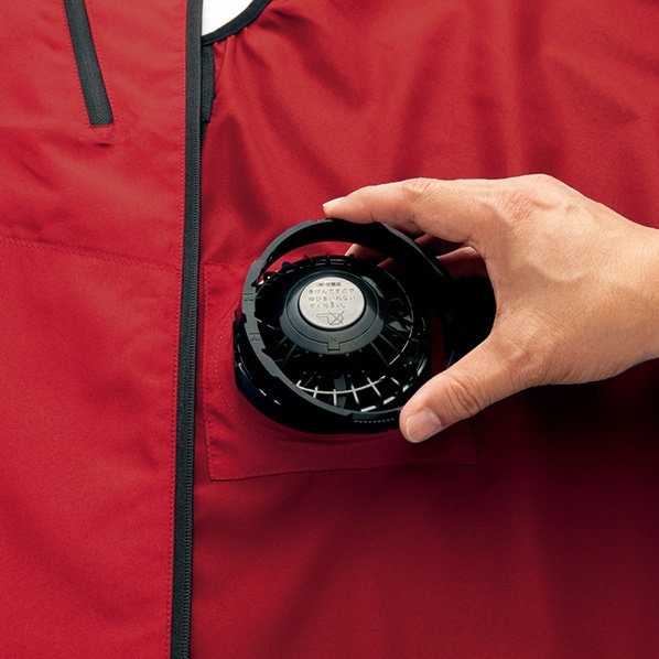 ベスト(空調服TM)(男女兼用)ネイビー(アイトス/50196) ネイビーSS