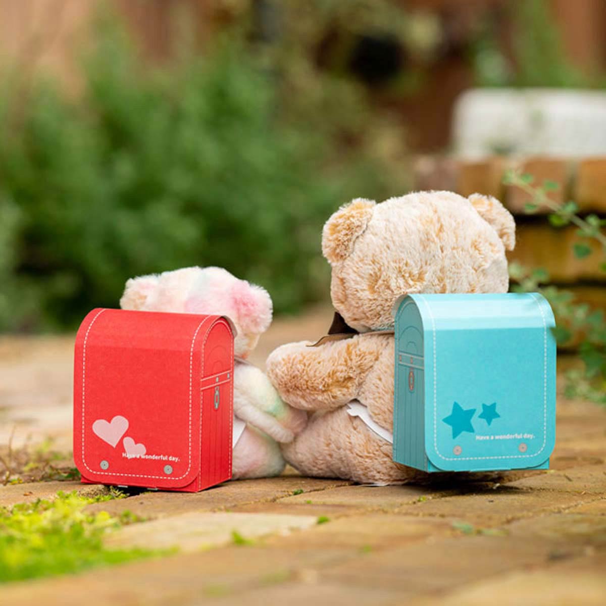 【10枚】 ランドセル型ギフトボックス レッド