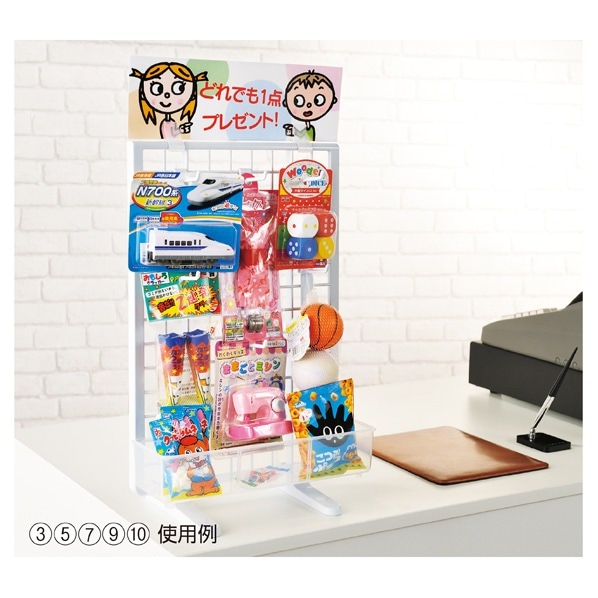 樹脂製卓上ネットスタンド 白