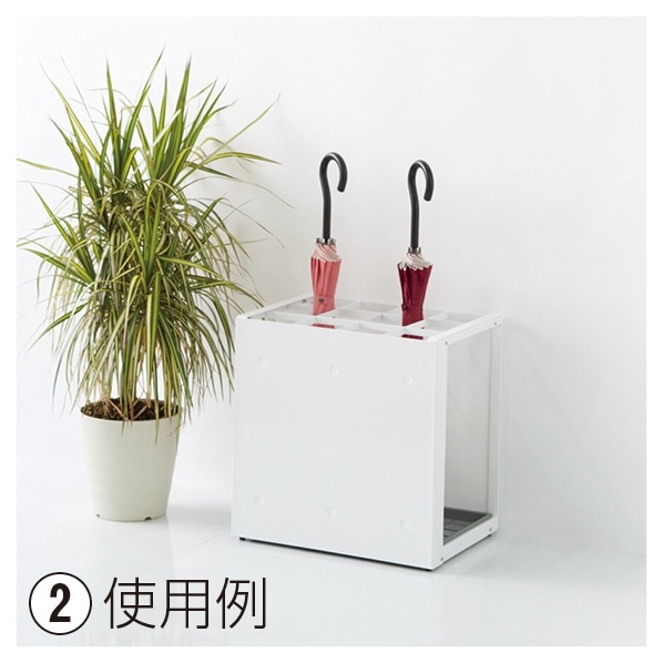 パネル傘立 36本立て パネル傘立 36本立て ブラック 1台