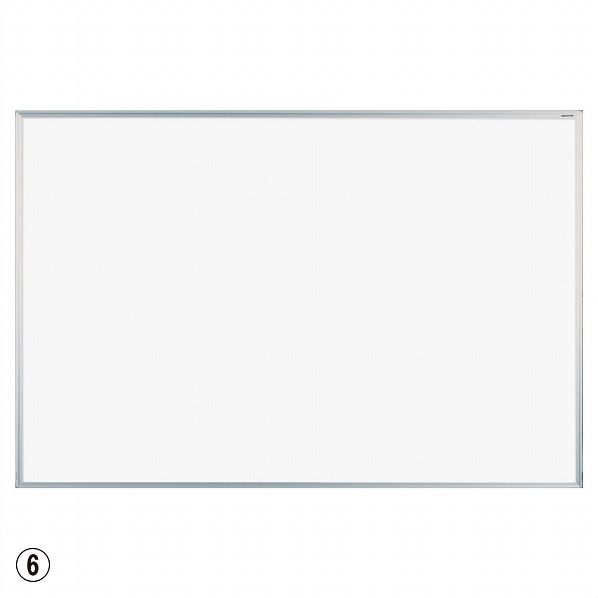 馬印 壁掛ニッケルホーローホワイトボード 無地 マーカー・マグネット付き 幅91.0×奥行1.8×高さ61.0cm MH23