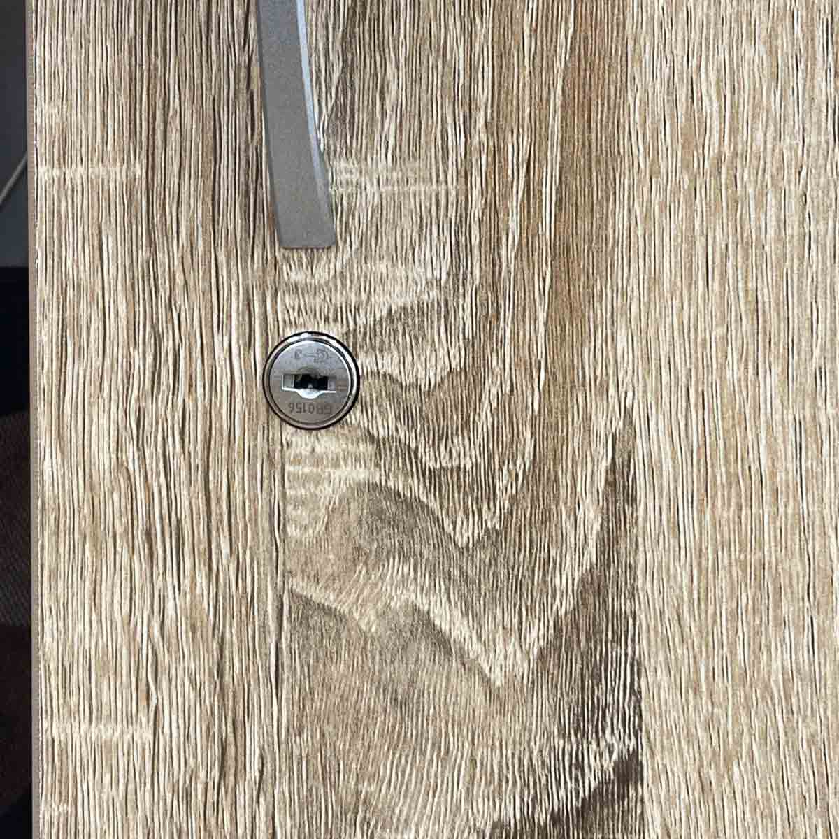 シリンダー錠部分アップ ※画像は古木調です