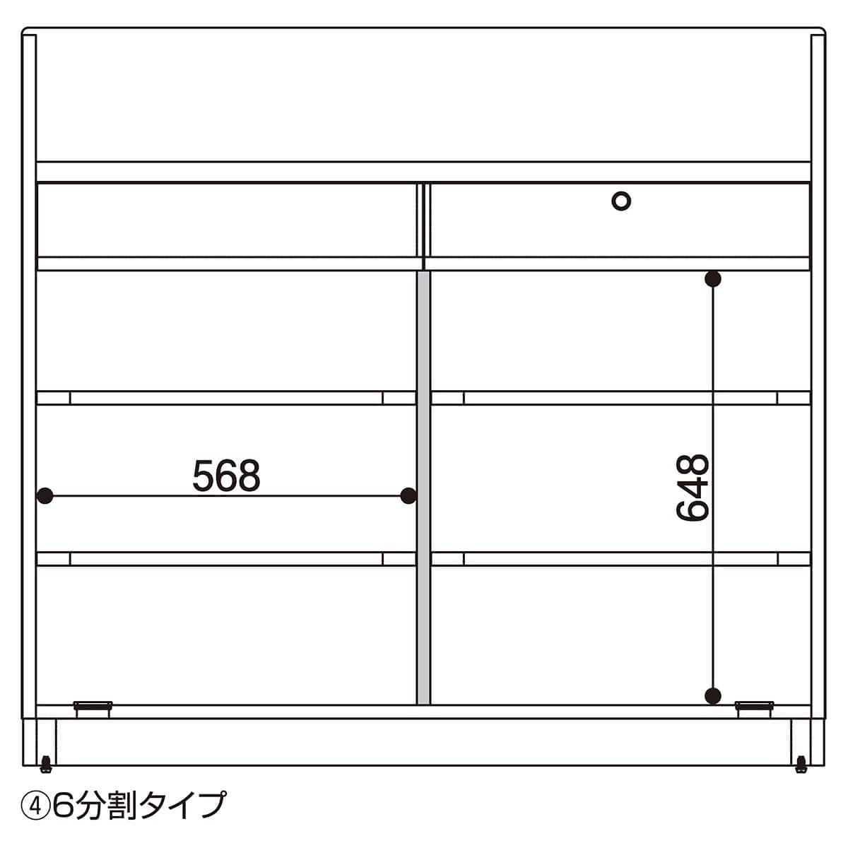 レジカウンター 三方枠タイプ 幅120cm エクリュ〔ストエキオリジナル〕 オープンタイプ